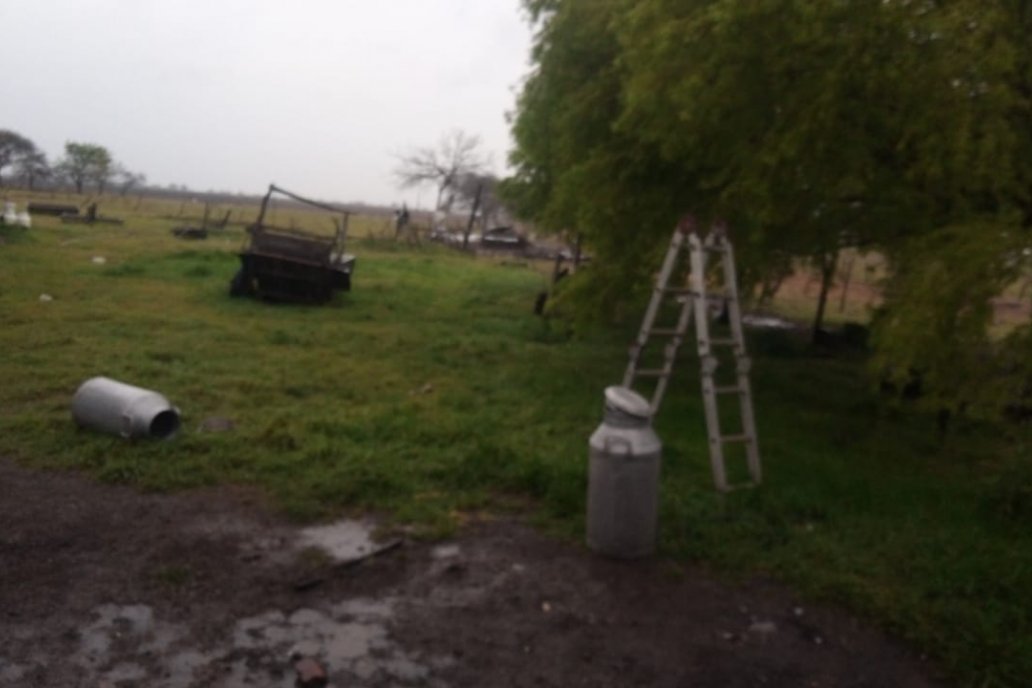 En el campo de Quique Ginder cayeron 9 milímetros, queda cerca de Tabossi. En el campo de Quique Ginder cayeron 9 milímetros, queda cerca de Tabossi.