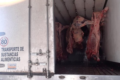 Decomisaron carne vacuna en operativos de fiscalización