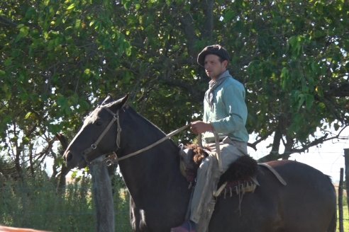 Rogelio Burne y Wilton Trossero - Visita a Establ. San Antonio en Costa Grande - Vacunación Pre Destete