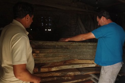 Gustavo Erbes, el trabajador rural de El Ramblón con muy buena fama de artesano de la madera