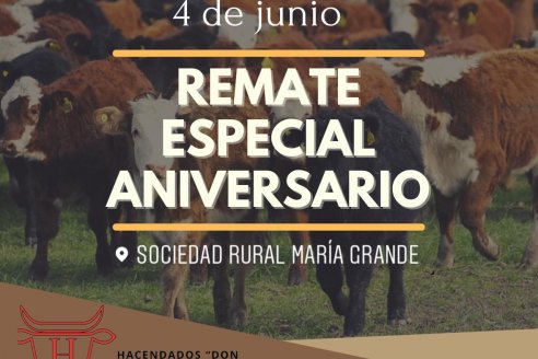 Remate Especial Aniversario Hacendados Don Mario