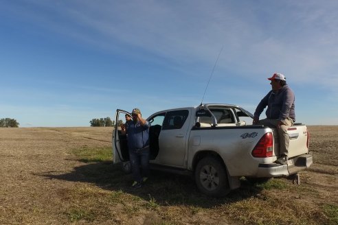 Ariel Svemer - Servi Parts Agromaquinas - Demostración de la sembradora Súper Walter en campos de Celina