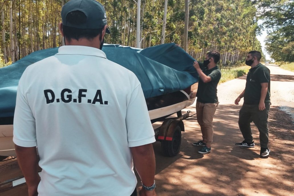 Inspectores de Recursos Naturales decomisaron 200 kilos de carne de pescado.