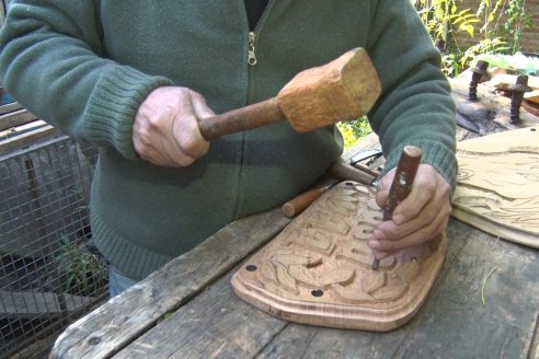 Ricardo Díaz - Artesano de la madera de Concordia - “Mi satisfacción es transmitir el arte”