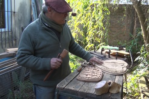 Ricardo Díaz - Artesano de la madera de Concordia - “Mi satisfacción es transmitir el arte”