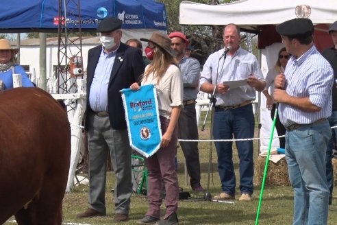 Jura Braford en la Exposición Gandera de la Sociedad Rural de Feliciano 2021