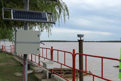 La provincia incorporó tecnología para el sistema de alerta temprana de inundaciones