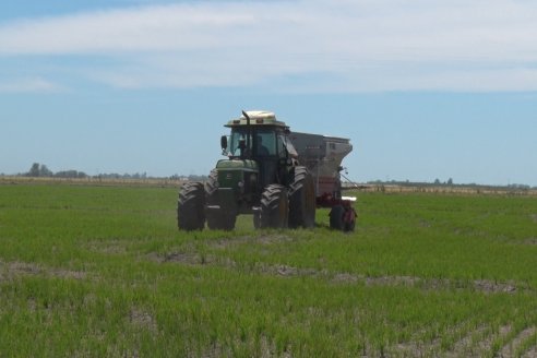 Fertilizadora de arrastre Fertec F5000 Serie 6 se destaca dentro de las arroceras entrerrianas