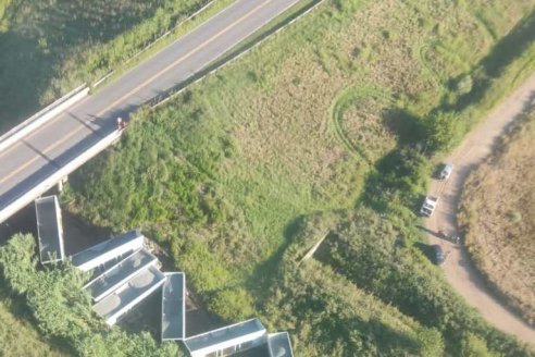 En Buenos Aires descarriló un convoy con materias primas