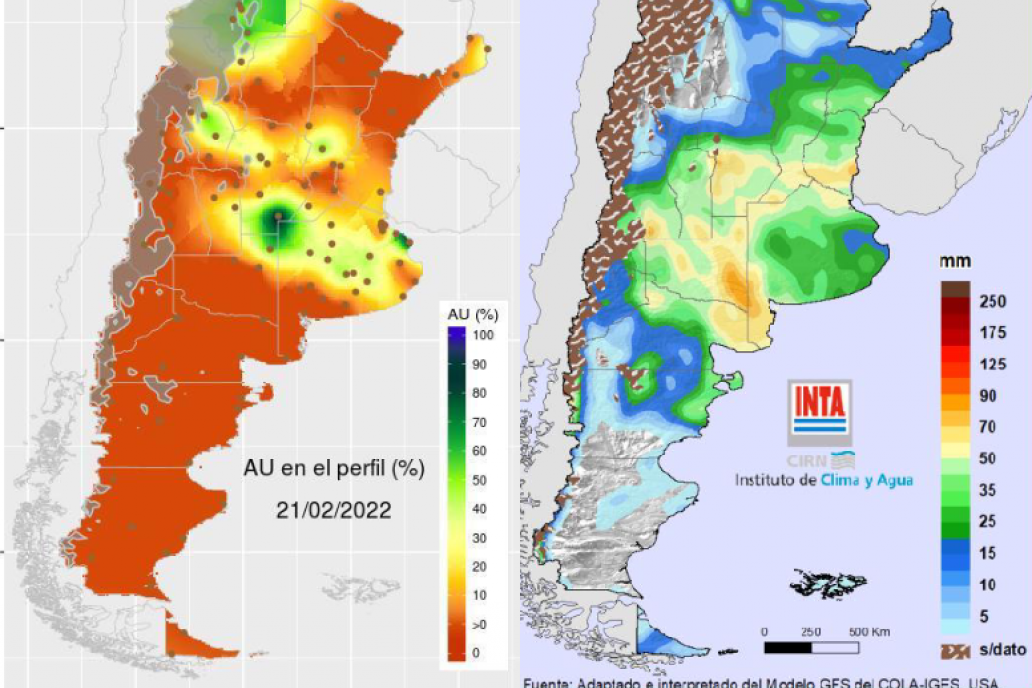 El jueves se prevén lluvias generalizadas sobre la zona pampeana y parte del NEA