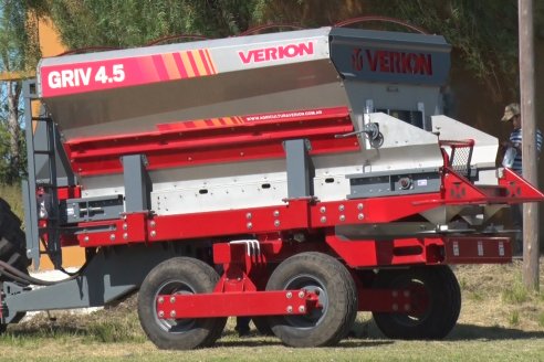 Verion presentó para Entre Ríos la fertilizadora de precisión Griv 4.5 en Langoni Maquinarias - Diamante