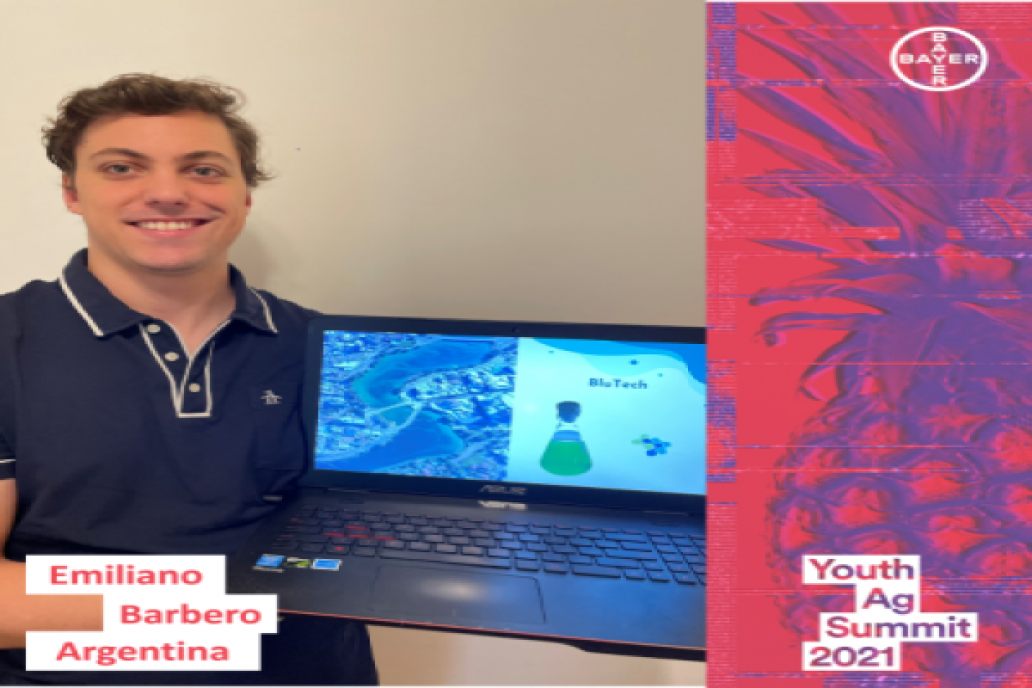 Emiliano Barbero joven argentino premiado por Bayer