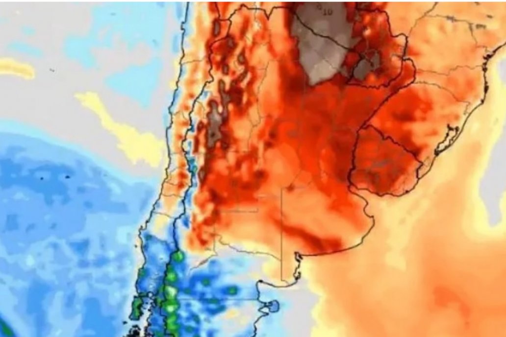 Pronostican lluvias y tormentas en el centro del país. Imagen @extremetemps