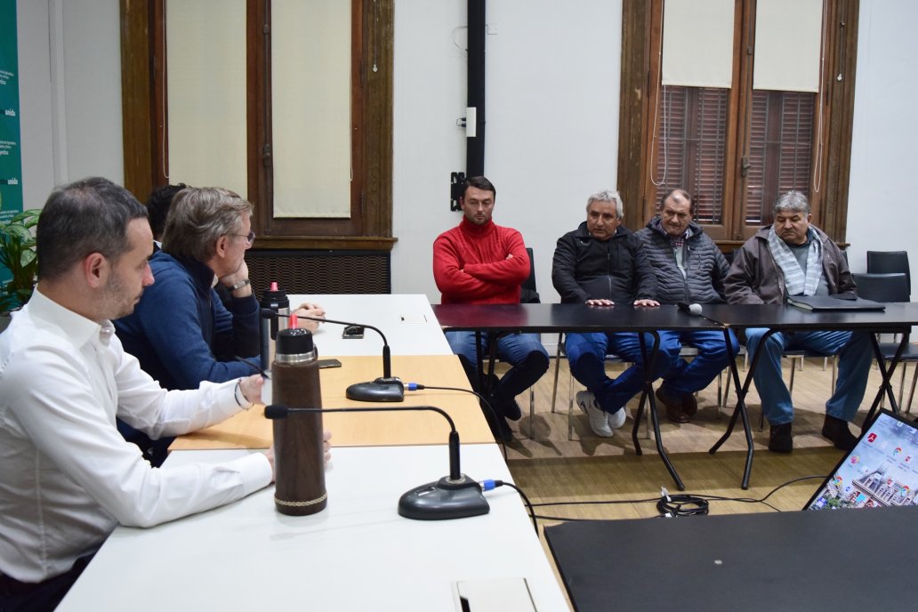 La reunión se realizó en la Subsecretaría de Pesca de la Nación.