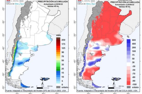 Esperan que vuelva a llover en los próximos días sobre Entre Ríos
