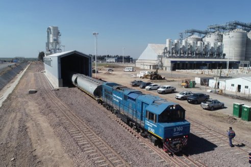 Trenes argentinos con récord de cargas del sector agroindustrial