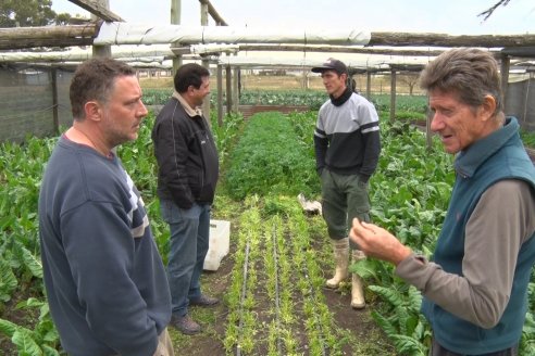 Visita a Huerta La Mirta:  Los crespenses se comen todo lo que producen los Senger