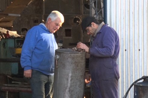 En María Grande trabajan sin pausa en la restauración de 