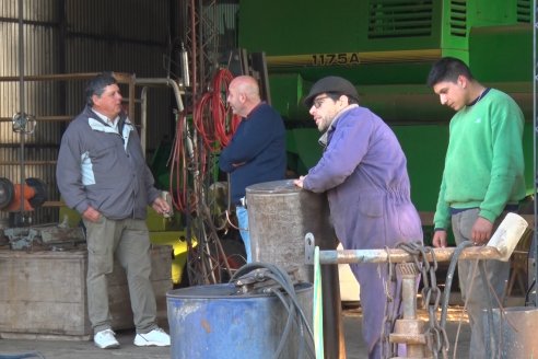 En María Grande trabajan sin pausa en la restauración de 