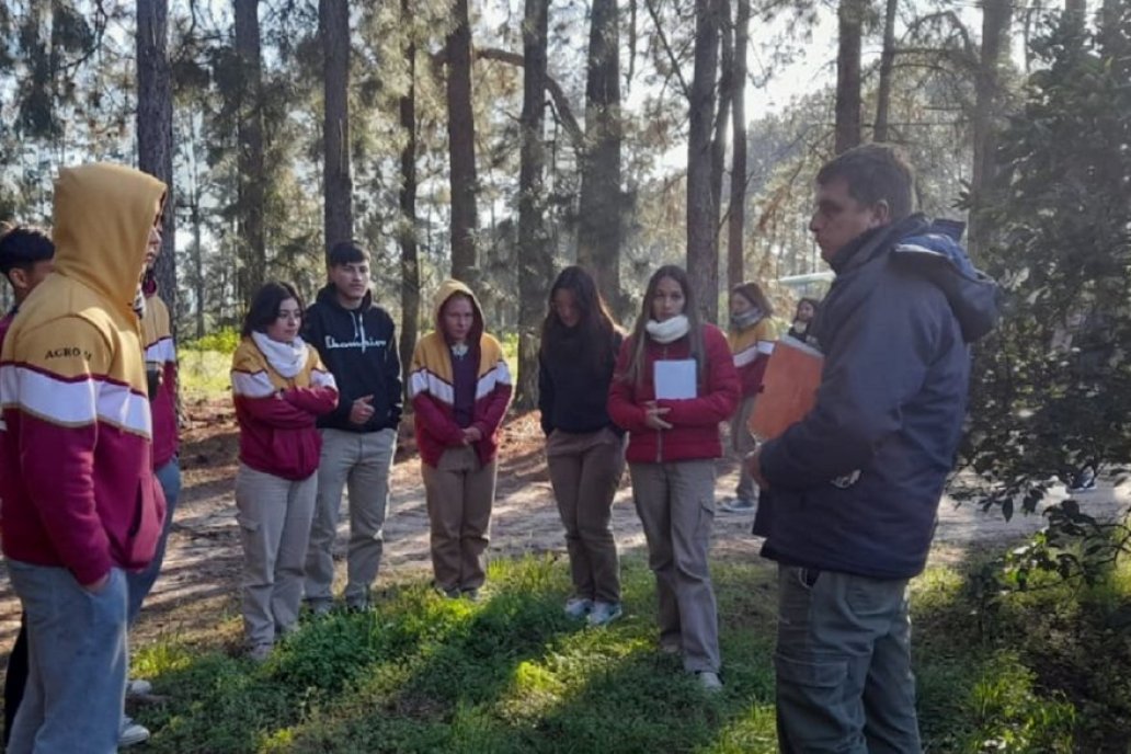 La cita fue en la Escuela Agrotécnica  N° 24 “General José de San Martín