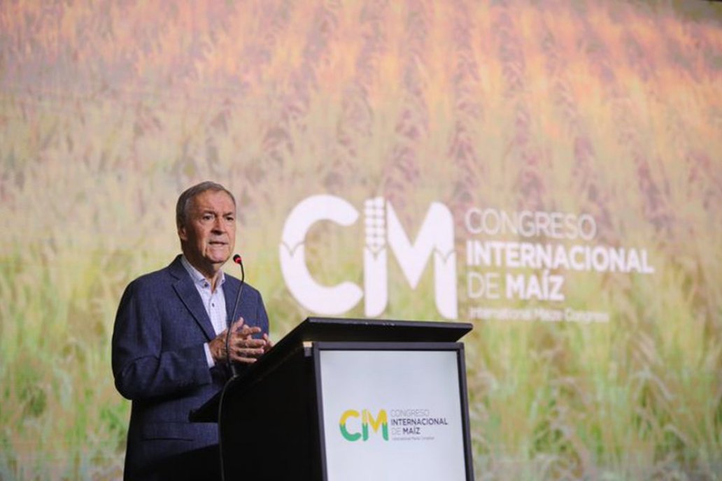 El mandatario habló en la apertura del Congreso Internacional de Maíz.