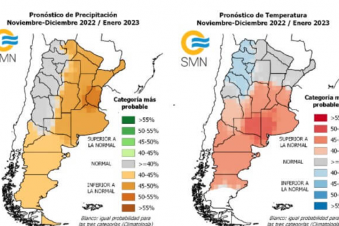 Pocas lluvias y mucho calor es la previsión climática hasta enero