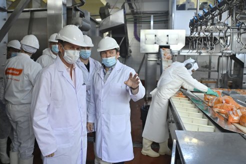 Bordet subrayó la buena sintonía del gobierno con el sector avícola