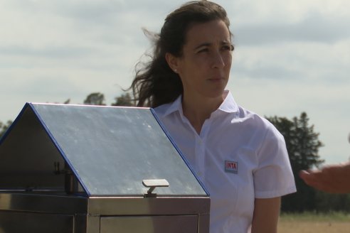 Manuel Jorge Hadad y Mariela Seehaus - EEA INTA Paraná - Primer equipo monitoreo de particulas y vapores de pesticidas en el aire