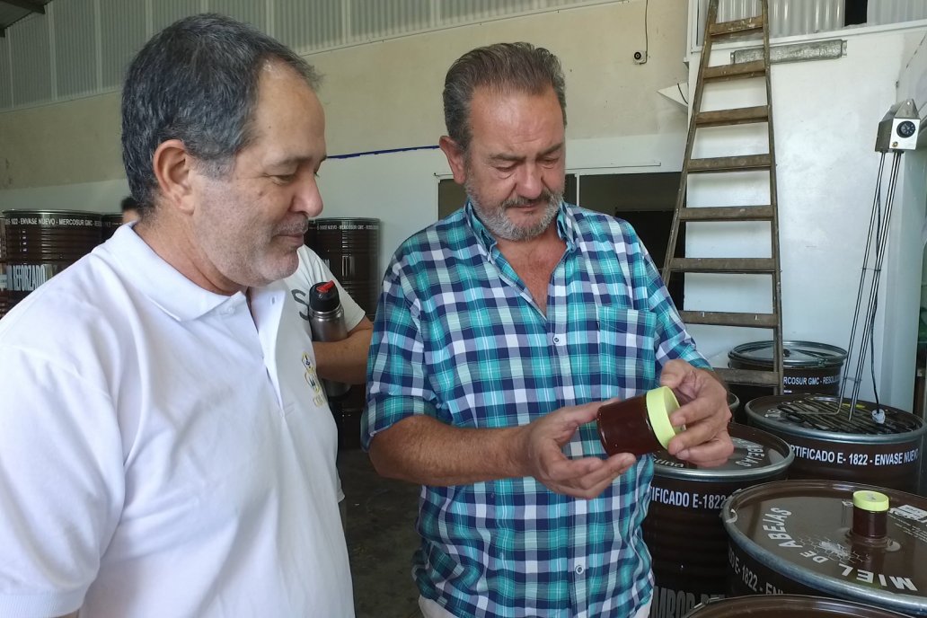 Pitter contó a Campo en Acción que la sequía no afecta la calidad de la miel.