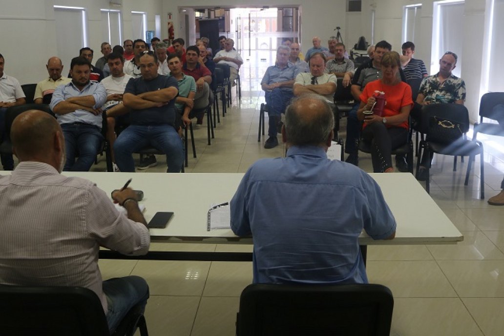 La asamblea de productores se concretó en Villaguay, el sábado. La asamblea de productores se concretó en Villaguay, el sábado.