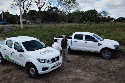 Soja en Rincon del Doll - Dpto Victoria - Recorrida junto al Ing. Esteban Merini