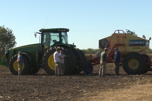 Presentación Sembradora Gherardi G 900 Air Planter - Brondi Maquinarias - Campo Flia. Broder - Distrito Tala, E.Ríos