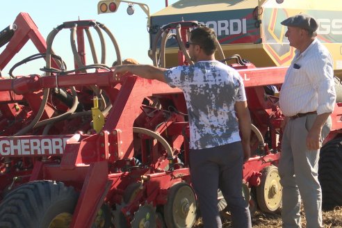 Presentación Sembradora Gherardi G 900 Air Planter - Brondi Maquinarias - Campo Flia. Broder - Distrito Tala, E.Ríos