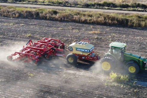 Presentación Sembradora Gherardi G 900 Air Planter - Brondi Maquinarias - Campo Flia. Broder - Distrito Tala, E.Ríos