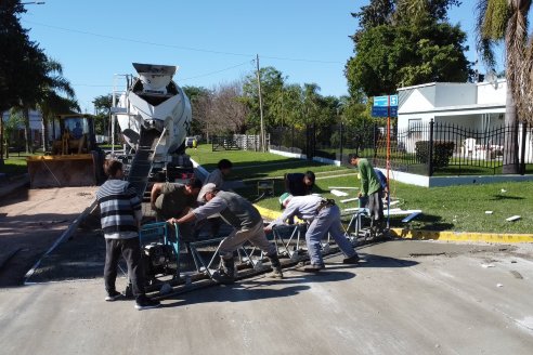 Reccorida por el Municipio de Sauce Pinto - Avances en la obra pública