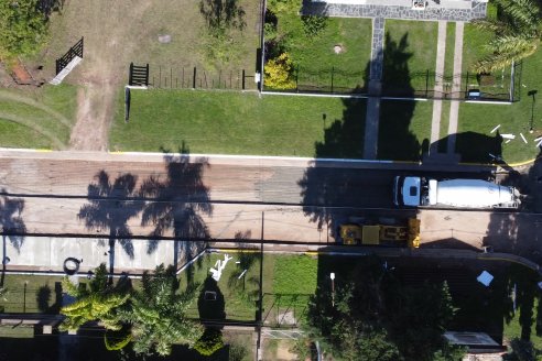 Reccorida por el Municipio de Sauce Pinto - Avances en la obra pública