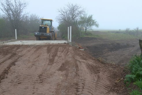 Reccorida por el Municipio de Sauce Pinto - Avances en la obra pública