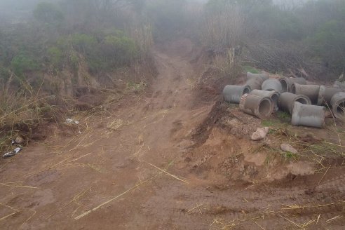 Reccorida por el Municipio de Sauce Pinto - Avances en la obra pública