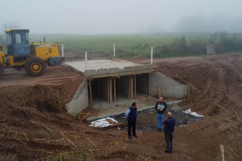 Reccorida por el Municipio de Sauce Pinto - Avances en la obra pública