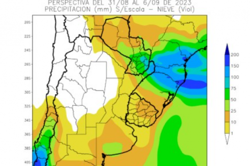 Santa Rosa vendrá con mucho más frío y muy poca agua