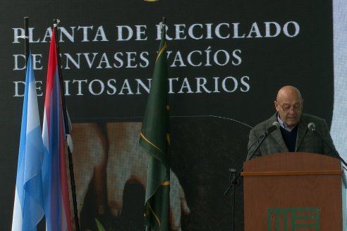 DASER AGRO: Inauguración de la Primera Planta de Reciclado de Envases Vacíos de Fitosanitarios de Entre Ríos