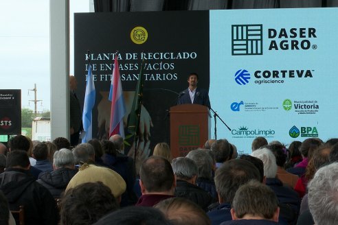 DASER AGRO: Inauguración de la Primera Planta de Reciclado de Envases Vacíos de Fitosanitarios de Entre Ríos