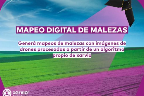 Xarvio lanza el servicio de mapeo digital de malezas con drones