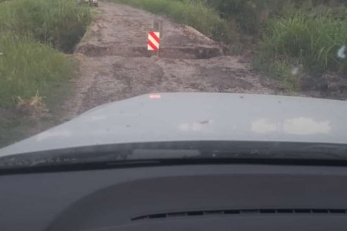 En Alcaráz Norte los vecinos se quedaron sin camino vecinal