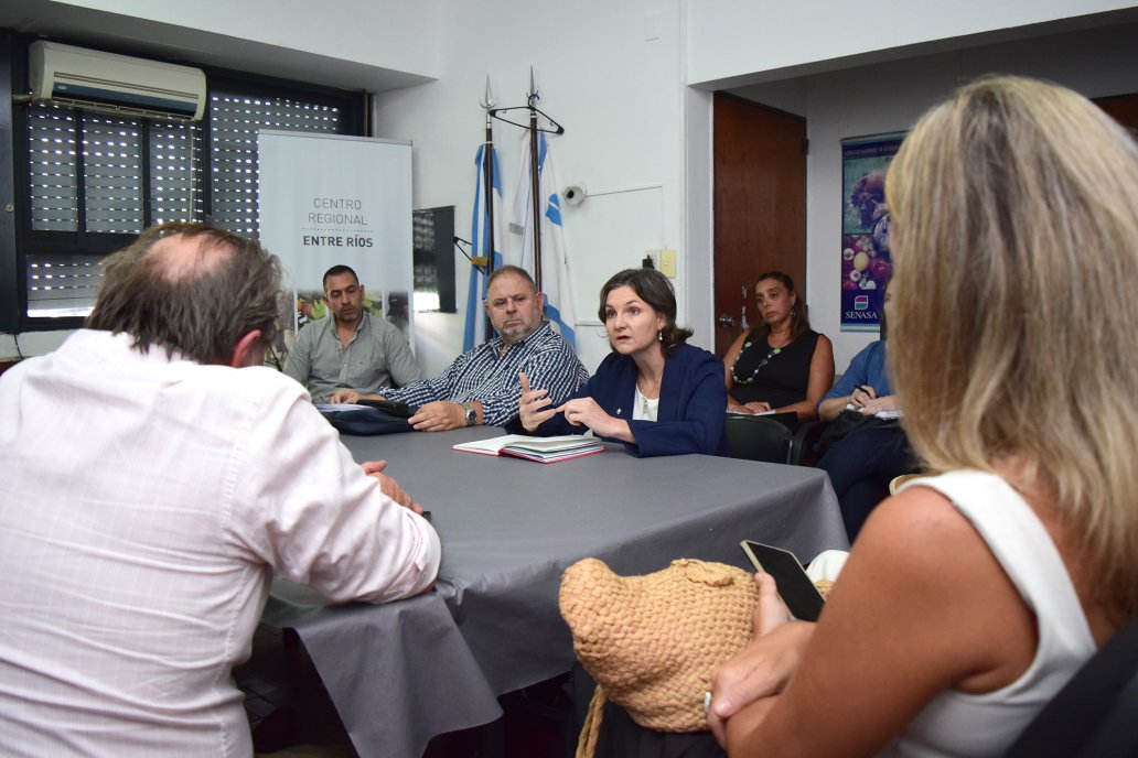 El encuentro se concretó en la sede del Senasa en Paraná.