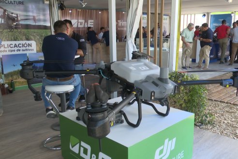 Expoagro fue el escenario donde Walter Bianchini desplegó la propuesta tecnológica de su empresa