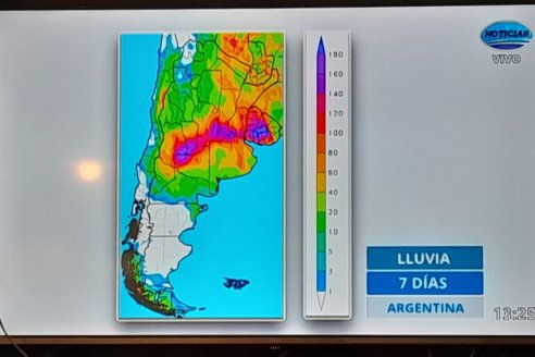 Viernes y sábado con lluvias en Entre Ríos