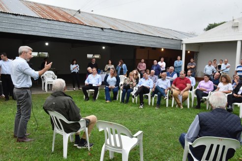 Plan Ganar: en la Rural de María Grande Frigerio entregó plata que destrabó en tiempo récord