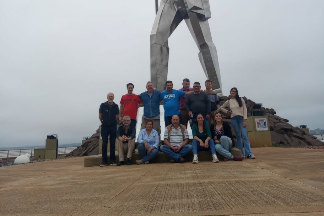 La delegación provincial viajó con el acompañamiento del gobierno entrerriano.