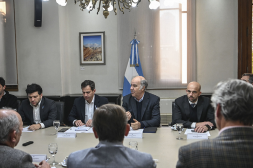 La primera reunión de Iraeta con la Mesa de Enlace fue por el frío